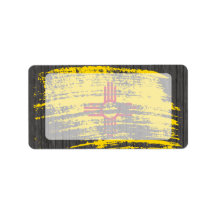 Cool New Mexican flag design Custom Address Labels