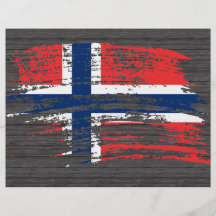 Cool Norwegian flag design Custom Flyer