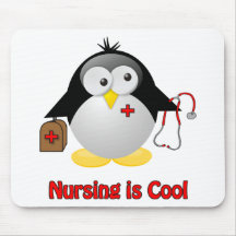 Cool Nurse Mouse Pad