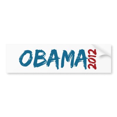 Cool Obama 2012 Bumper Sticker by worldsfair