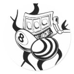 Cool Odd Bee Design Sticker