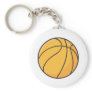 Cool Orange Basketball Cartoon Keychain