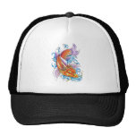 Cool Oriental Japanese Classic Dragon Koi Fish Hat