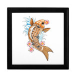 Cool Oriental Japanese Orange Koi Carp Fish Jewelry Boxes