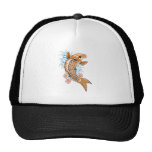 Cool Oriental Japanese Orange Koi Carp Fish Trucker Hat