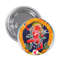 Cool oriental tibetan thangka tattoo Vajravarahi Pinback Button