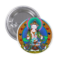 Cool oriental tibetan thangka Vajrasattva tattoo Pinback Button