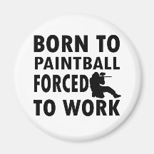 Cool Paintball Designs Magnets