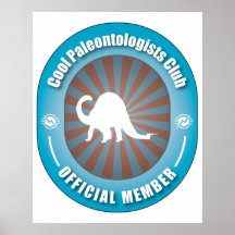 Cool Paleontologists Club Poster