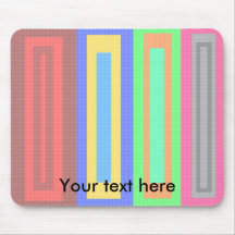 cool patterned rectangles mouse pads