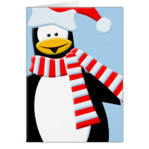 Cool Penguin Greeting Cards