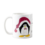 Cool Penguin in a Red Hat Mug