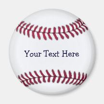 Cool Personalized Baseball Refrigerator Magnets