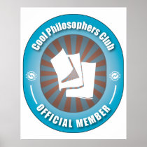Cool Philosophers Club Print