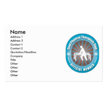 Cool Physical Therapists Club Business Card Templates