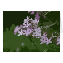 Cool Pink Floral Greeting Cards