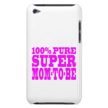 Cool Pink Gifts 4 Moms to Be : Super Mom to Be Case-Mate iPod Touch Case
