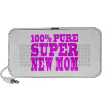 Cool Pink Gifts 4 New Moms : Super New Mom Speakers