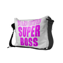 Cool Pink Gifts for Bosses : Super Boss Messenger Bags