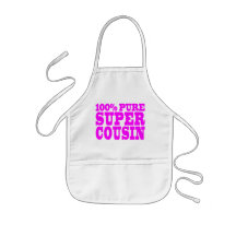 Cool Pink Gifts for Cousins : Super Cousin Aprons