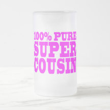 Cool Pink Gifts for Cousins : Super Cousin Mugs