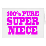 Cool Pink Gifts for Nieces : Super Niece Cards