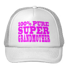 Cool Pink Grandmothers Super Grandmother Hat