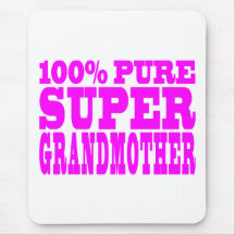 Cool Pink Grandmothers Super Grandmother Mouse Pad