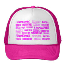 Cool Pink Modern Design 4 Grandmothers  Positives Trucker Hats
