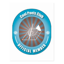 Cool Poets Club Post Card