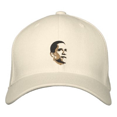 Cool President Obama Pop Art Gold Cap Embroidered Baseball Cap by Obama2012Shirt