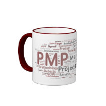 Cool Project Manager PMP Tag Cloud Mug
