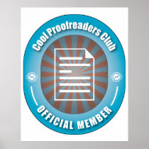 Cool Proofreaders Club Poster