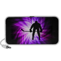 Cool Purple Hockey Mini Speaker