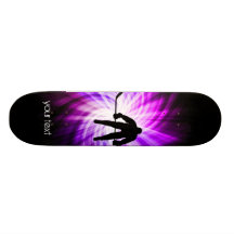 Cool Purple Hockey Skate Board Decks