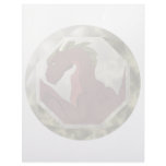 Cool Red And Yellow Dragon Gem Customized Letterhead