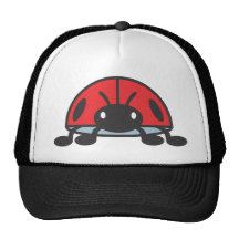 Cool Red Ladybug Cartoon Hats