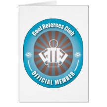Cool Referees Club Greeting Card