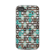 Cool retro disco pattern illustration iphone 4 tough cover