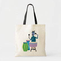 Cool Retro Drummer Bag