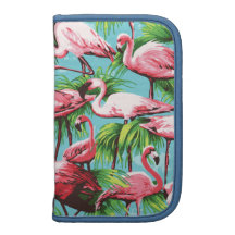 Cool Retro Pink Flamingoes Planner