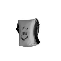 Cool Retro World Champion Stepmom Courier Bags