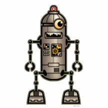 Cool Robot Sal Sculpture Photo Cut Outs