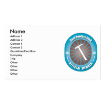 Cool Roofers Club Business Card
