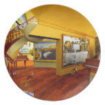 Cool Rooms by Lenny art Party Plates