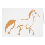 Cool Running Horse Logo Shirt Card