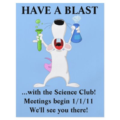 Cool Science Club Flyer by anwarart