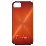 Cool Shiny Radial Steel Metallic iPhone 5 Cases