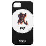 Cool Simple Elegant Chinese Zodiac Sign Rat iPhone 5 Case