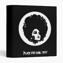 Cool Simple Elegant Classic Black White Tribal Vinyl Binder